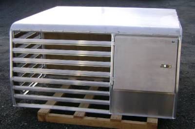Flat  deck crate c/w Storage