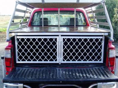 Can be made with or without doors, uses s/s spring bolt latches.