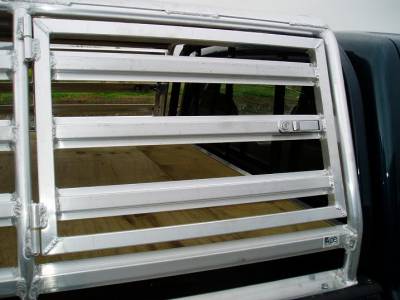 Features a flush mounting lockable compression latch.